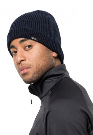 Black Men Jack Wolfskin Feldberg Beanie | 19612139