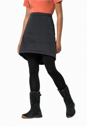 Black Women Jack Wolfskin Alpengluehen Skirts | 53535370