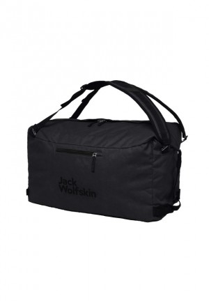 Black Women Jack Wolfskin Traveltopia 65 Duffle Bags | 86770760
