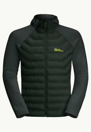 Green Men Jack Wolfskin Routeburn Pro Hybrid Jackets | 15127916