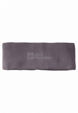 Grey Women Jack Wolfskin Real Stuff Headband | 11364557