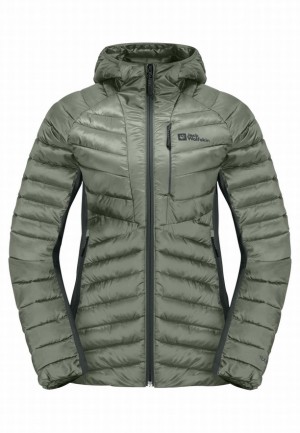 Grey Women Jack Wolfskin Routeburn Pro Ins Jackets | 45411922
