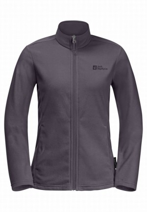 Grey Women Jack Wolfskin Taunus Fz Fleece Jackets | 22099211