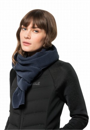 Navy Women Jack Wolfskin Vertigo Scarf | 32984083