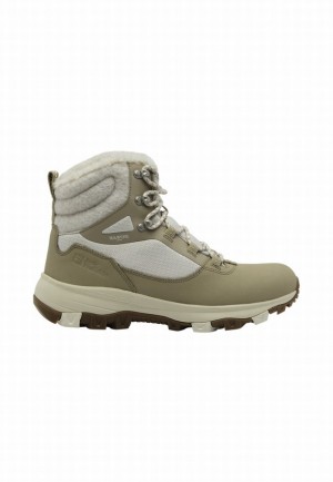 Olive Women Jack Wolfskin Everquest Texapore High Winter Shoes | 36037191