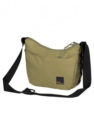 Olive Women Jack Wolfskin Honigberg Shoulder Bags | 90697227