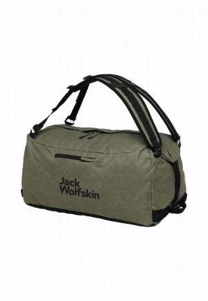 Olive Women Jack Wolfskin Traveltopia 45 Duffle Bags | 27703211