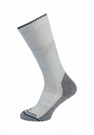 White Women Jack Wolfskin Trek Func Cl C Socks | 83763499