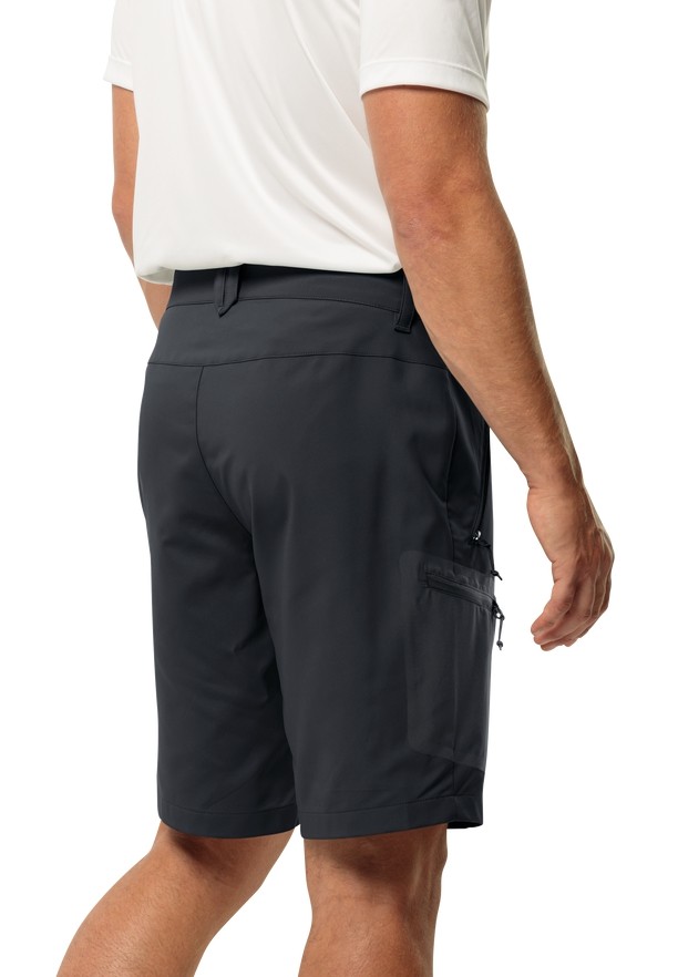 Black Men Jack Wolfskin Active Track Shorts | 25858676