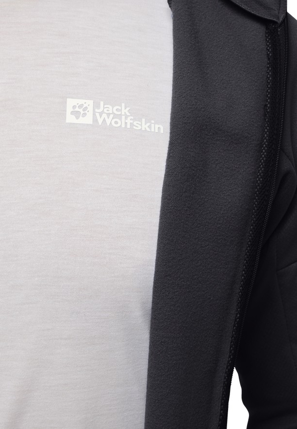 Black Men Jack Wolfskin Alpgrat Fz Fleece Jackets | 65292947