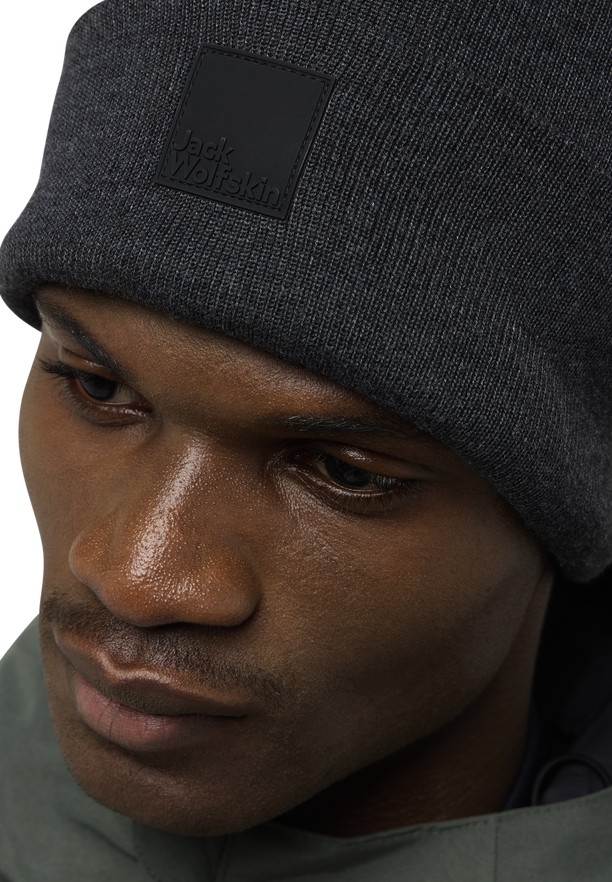 Black Men Jack Wolfskin Arcaden Beanie | 15545957