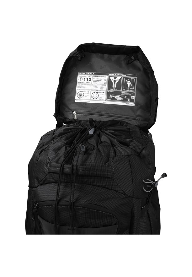 Black Men Jack Wolfskin Denali 65|10 Trekking Backpack | 33632276