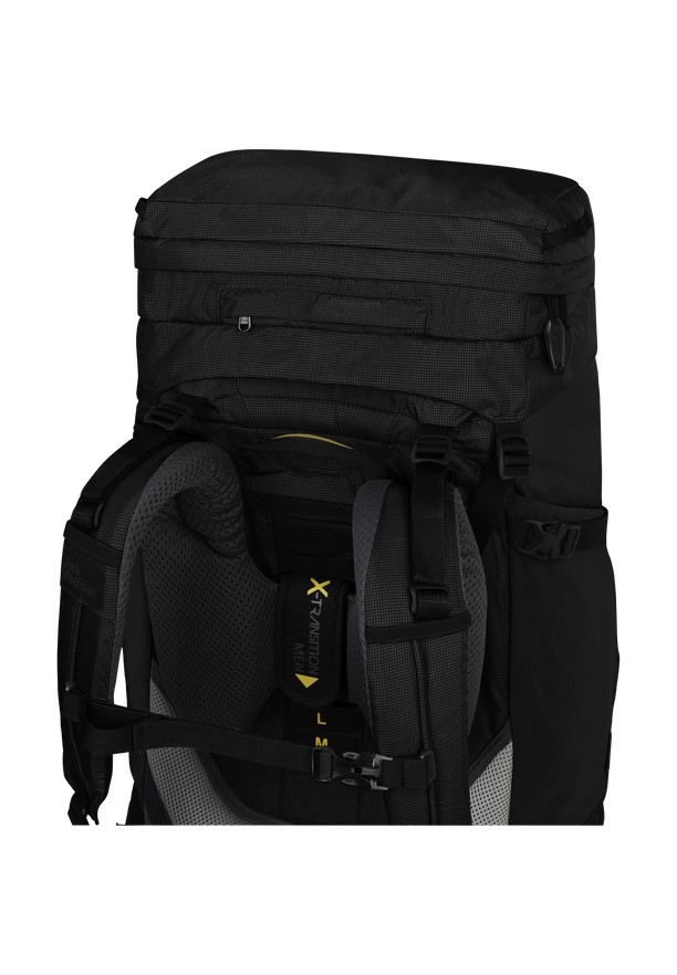 Black Men Jack Wolfskin Denali 65|10 Trekking Backpack | 33632276