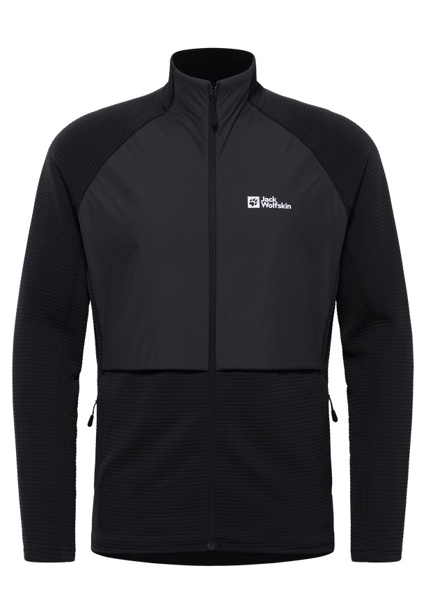Black Men Jack Wolfskin Dormer Fleece Jackets | 10576518