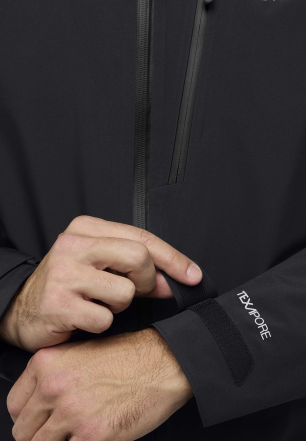 Black Men Jack Wolfskin Eagle Peak 2l Rain Jackets | 70770026