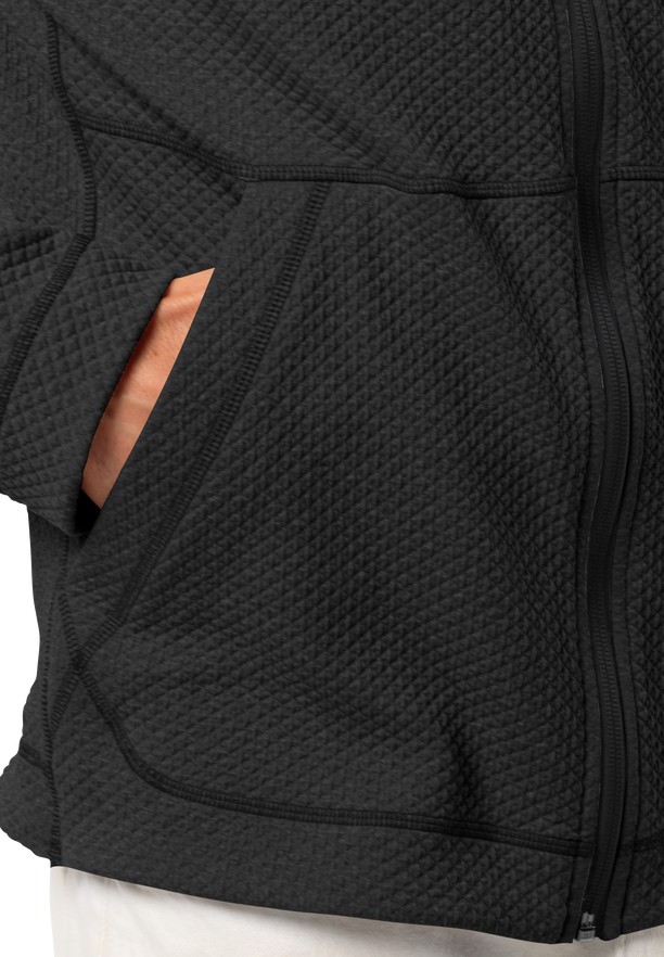 Black Men Jack Wolfskin Fernweh Fleece Jackets | 90102257