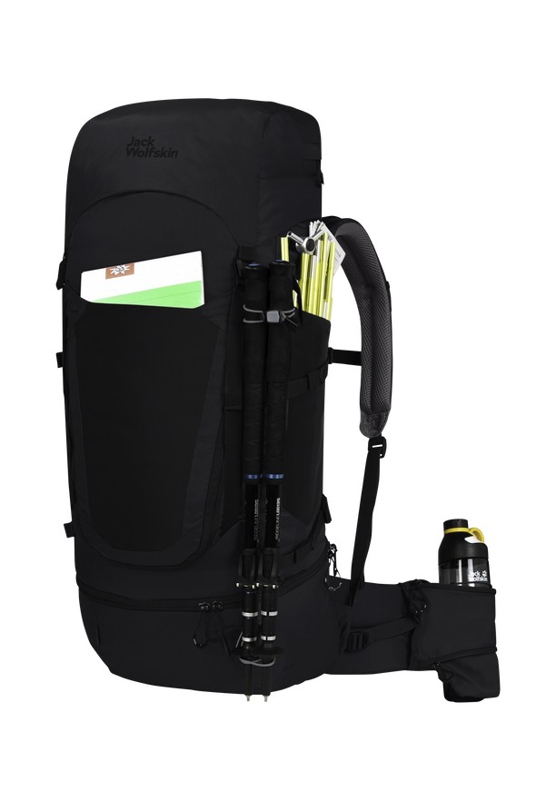 Black Men Jack Wolfskin Highland Trail 55|5 Trekking Backpack | 84130845