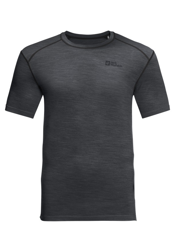 Black Men Jack Wolfskin Kammweg S/s T Shirts | 66021566