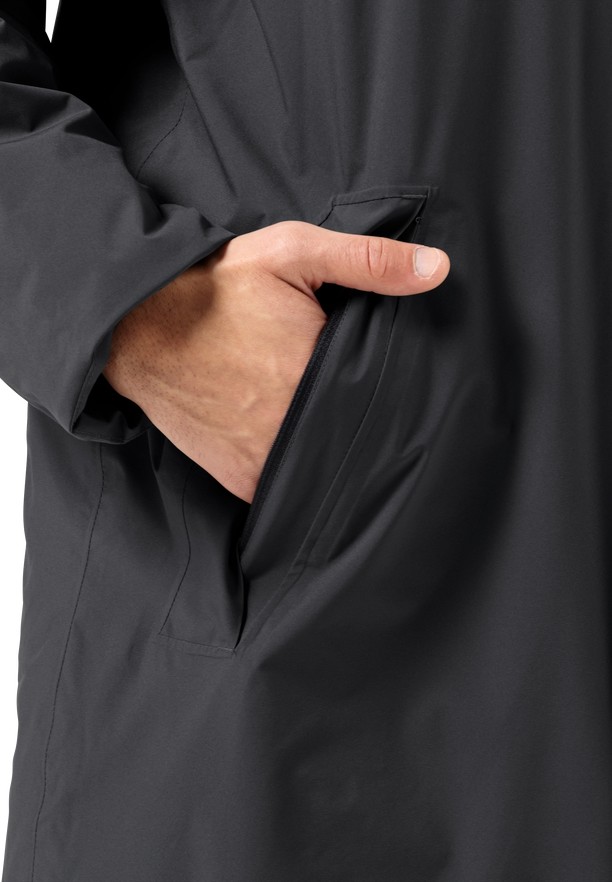 Black Men Jack Wolfskin Koenigsbau Coats | 27428609