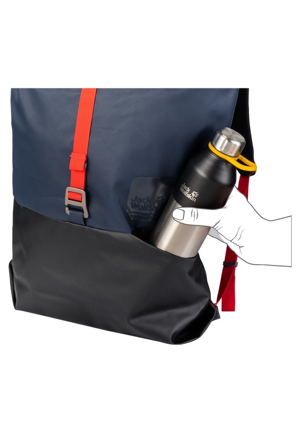Black Men Jack Wolfskin Kole 0.35 Water Bottles | 16466589