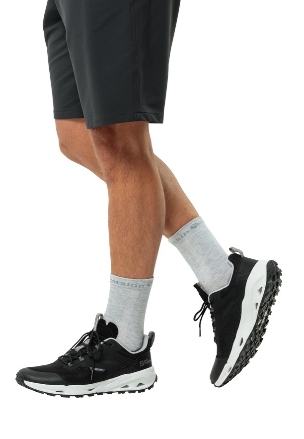 Black Men Jack Wolfskin Prelight Pro Vent Low Hiking Shoes | 32301419
