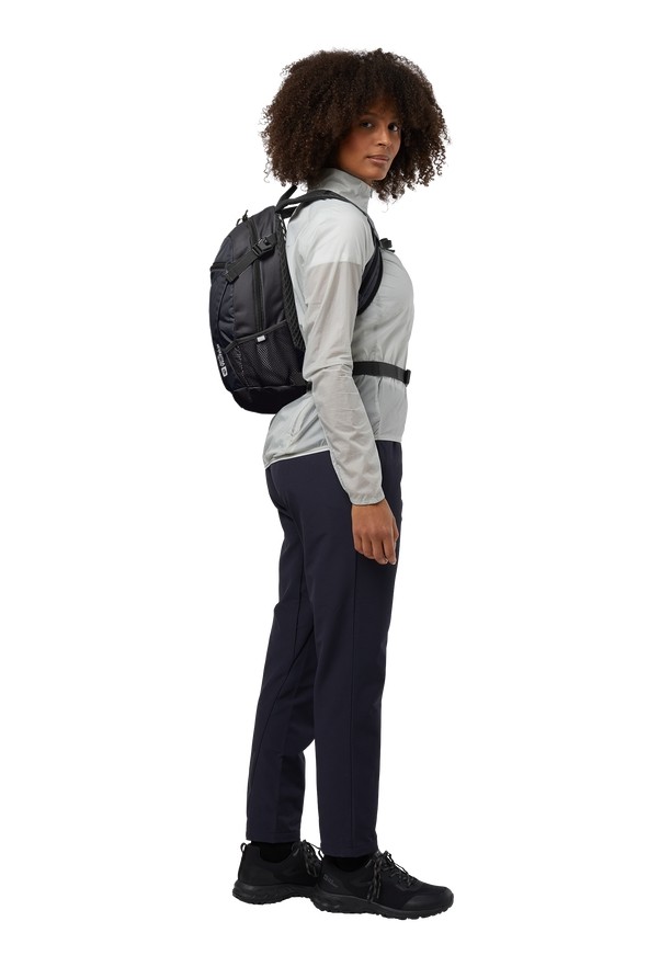 Black Men Jack Wolfskin Velocity 12 Bike Backpack | 75762194