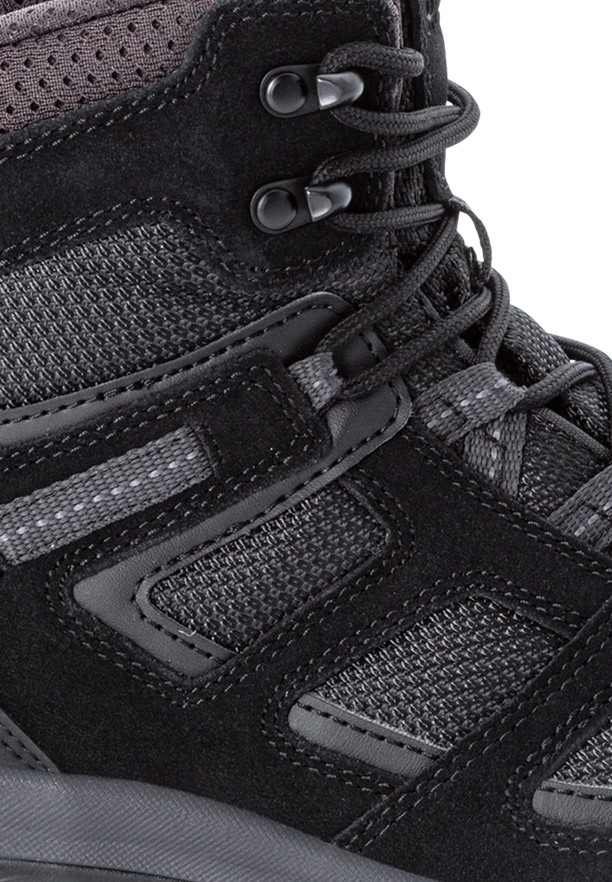 Black Men Jack Wolfskin Vojo 3 Texapore Mid Hiking Shoes | 93515660