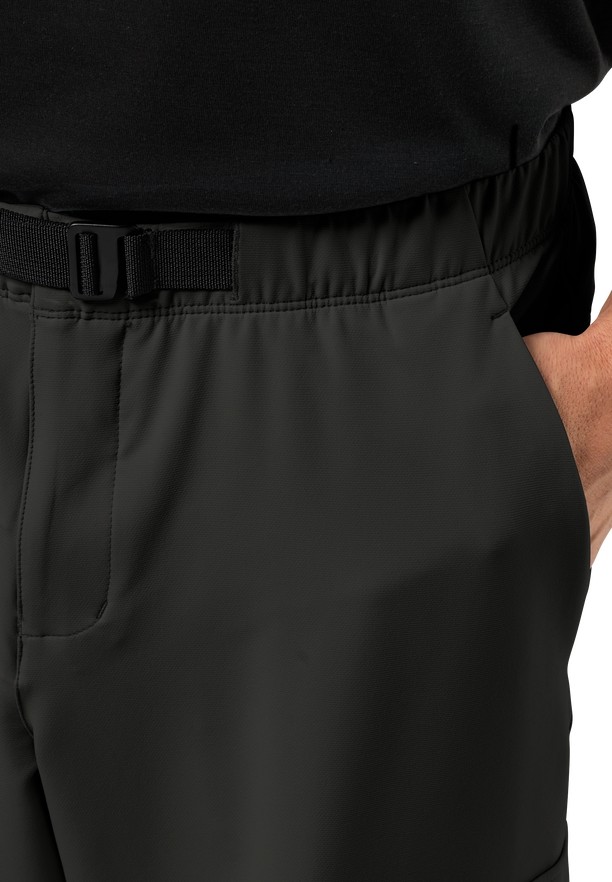 Black Men Jack Wolfskin Wandermood Pants | 99197051