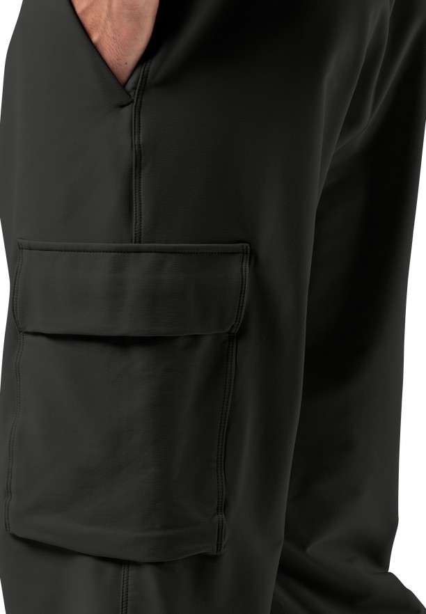 Black Men Jack Wolfskin Wandermood Pants | 99197051