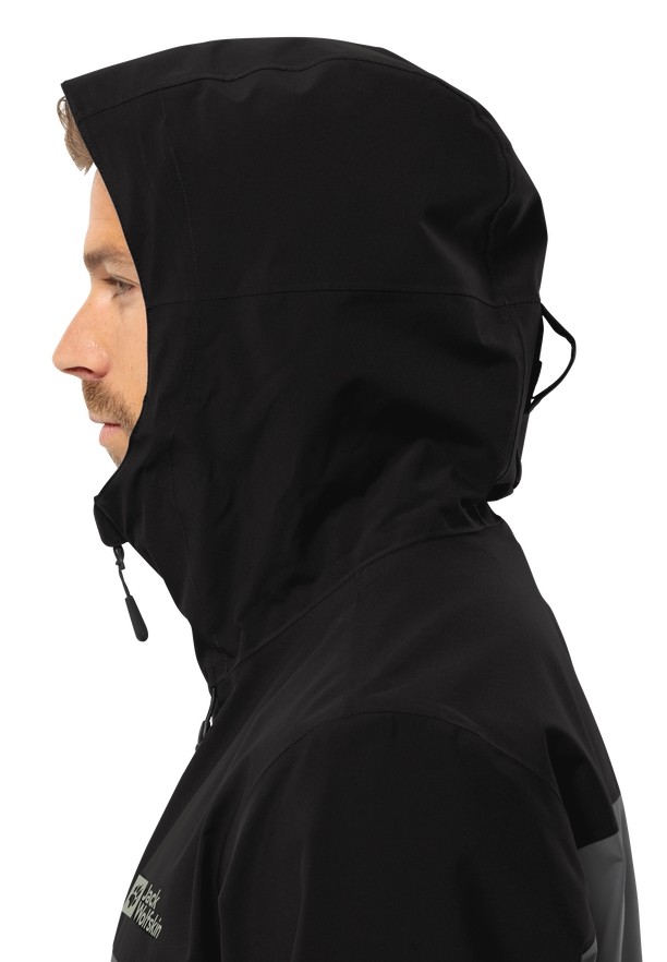 Black Men Jack Wolfskin Weiltal 2l Rain Jackets | 83466458