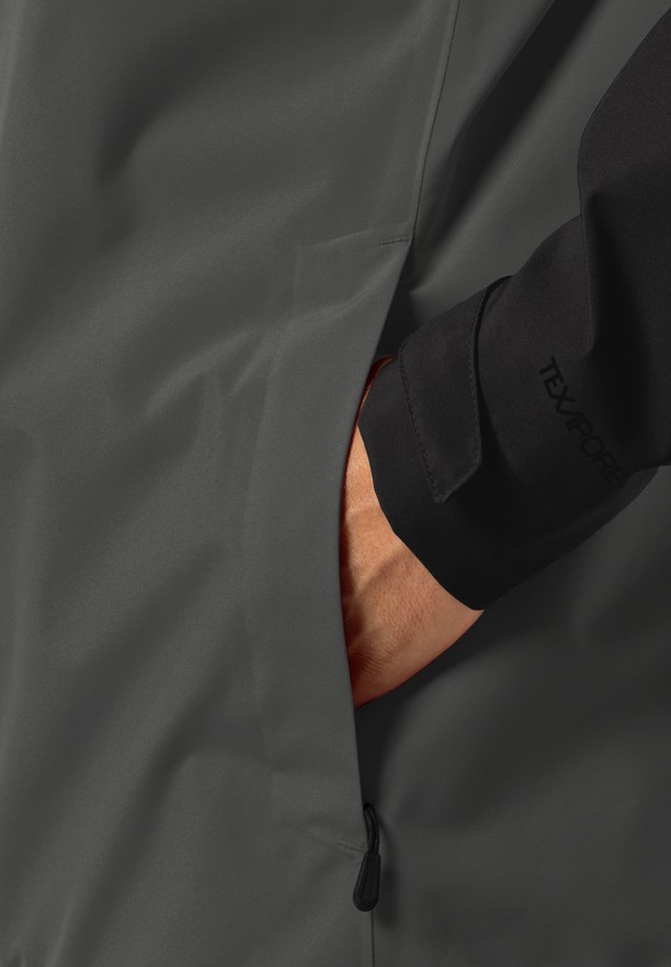 Black Men Jack Wolfskin Weiltal 2l Rain Jackets | 83466458