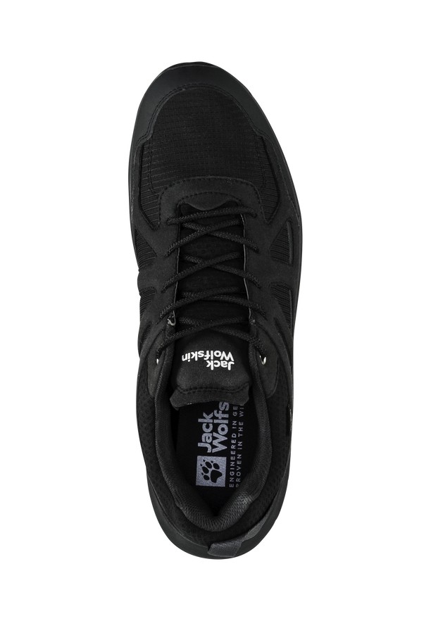 Black Men Jack Wolfskin Woodland 2 Texapore Low Hiking Shoes | 26180649