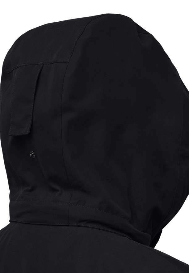 Black Women Jack Wolfskin Baylight 3in1 Coats | 10089494