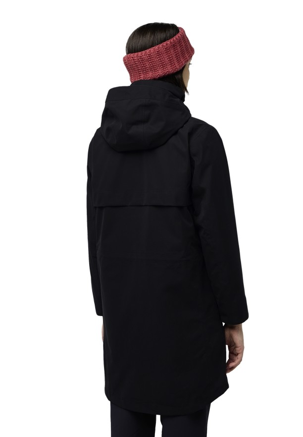 Black Women Jack Wolfskin Baylight 3in1 Coats | 10089494