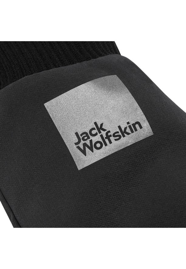 Black Women Jack Wolfskin Bike Commute M Gloves | 39418029