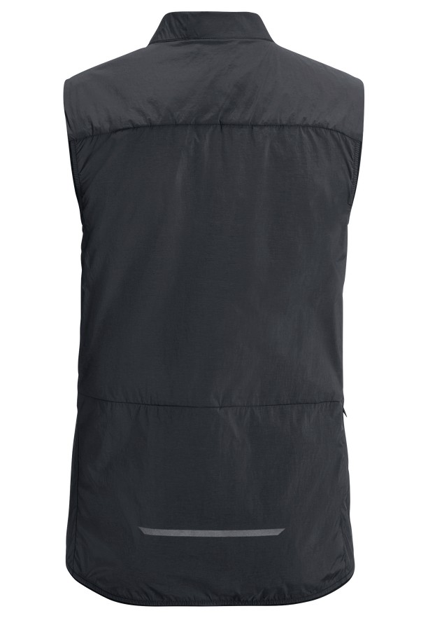 Black Women Jack Wolfskin Bike Commute Wind Vest | 54606536