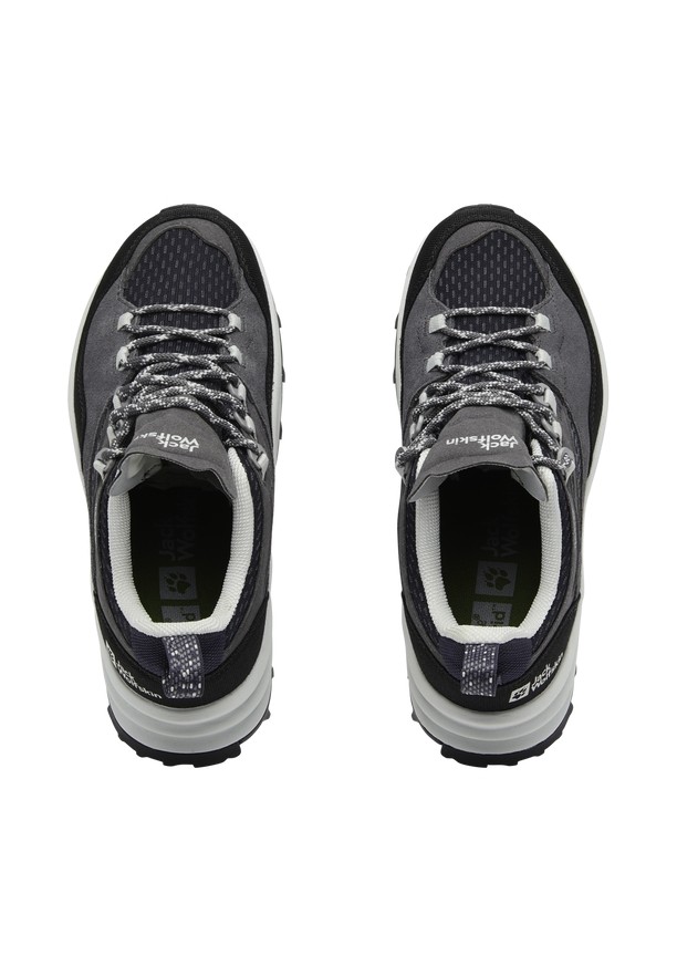 Black Women Jack Wolfskin Cyrox Texapore Low Hiking Shoes | 51479386