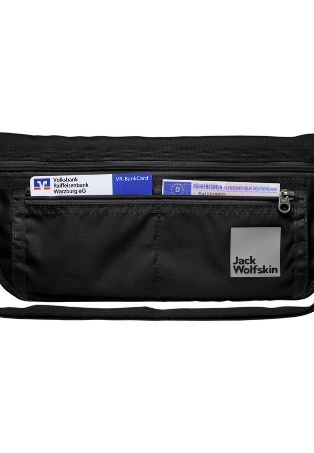 Black Women Jack Wolfskin Document De Luxe Bum Bag | 52080463