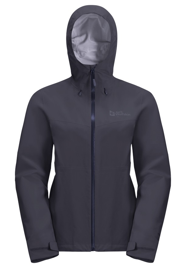 Black Women Jack Wolfskin Highest Peak 3l Rain Jackets | 87729642
