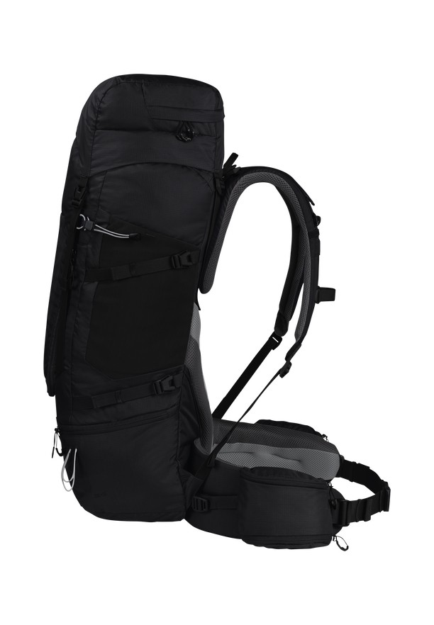 Black Women Jack Wolfskin Highland Trail 55|5 Trekking Backpack | 72750477