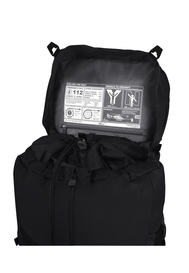 Black Women Jack Wolfskin Highland Trail 55|5 Trekking Backpack | 72750477