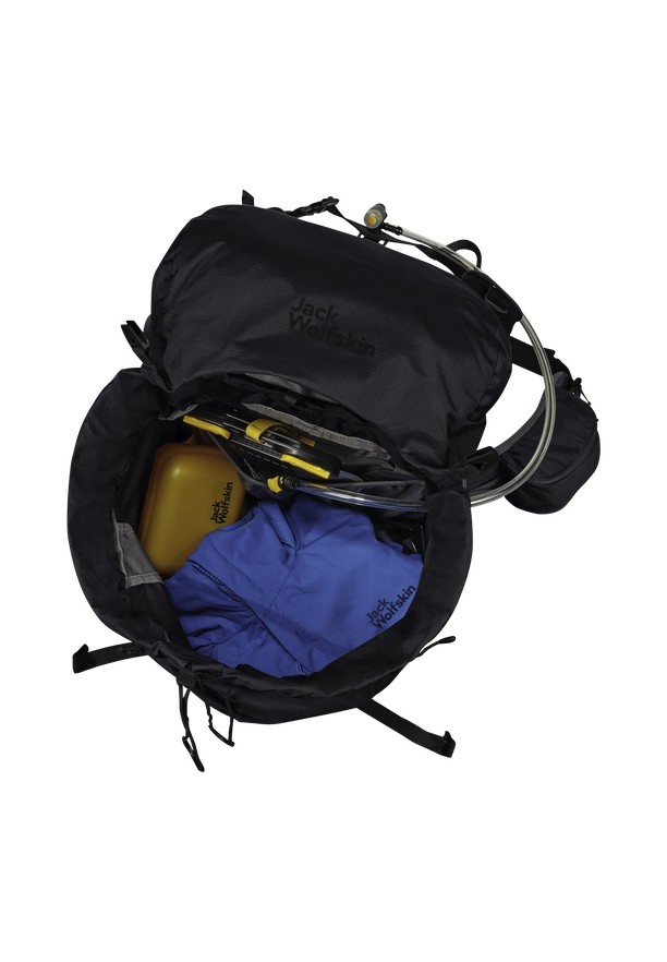 Black Women Jack Wolfskin Highland Trail 55|5 Trekking Backpack | 72750477