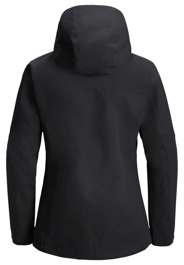 Black Women Jack Wolfskin Jasper 2l Rain Jackets | 37420318