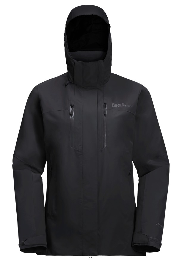 Black Women Jack Wolfskin Jasper 2l Rain Jackets | 37420318