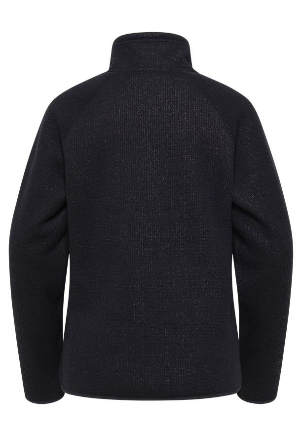 Black Women Jack Wolfskin Kaminfeuer Fleece Jackets | 74530642