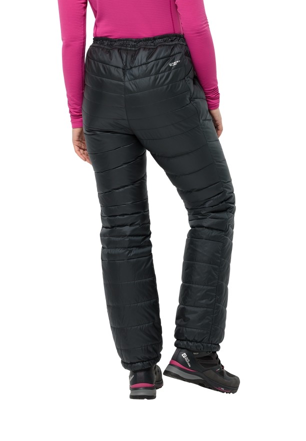 Black Women Jack Wolfskin Nebelhorn Down Pants | 25964336