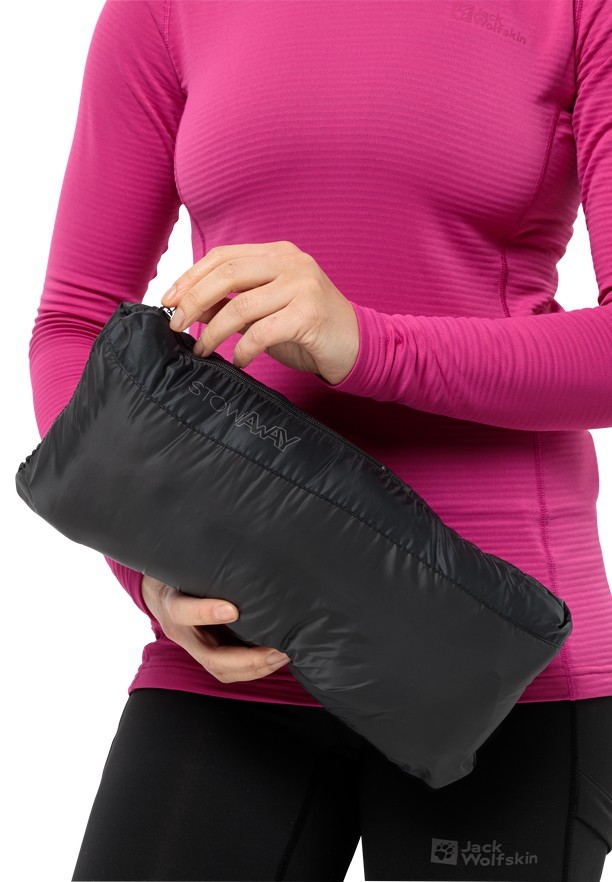 Black Women Jack Wolfskin Nebelhorn Down Pants | 25964336