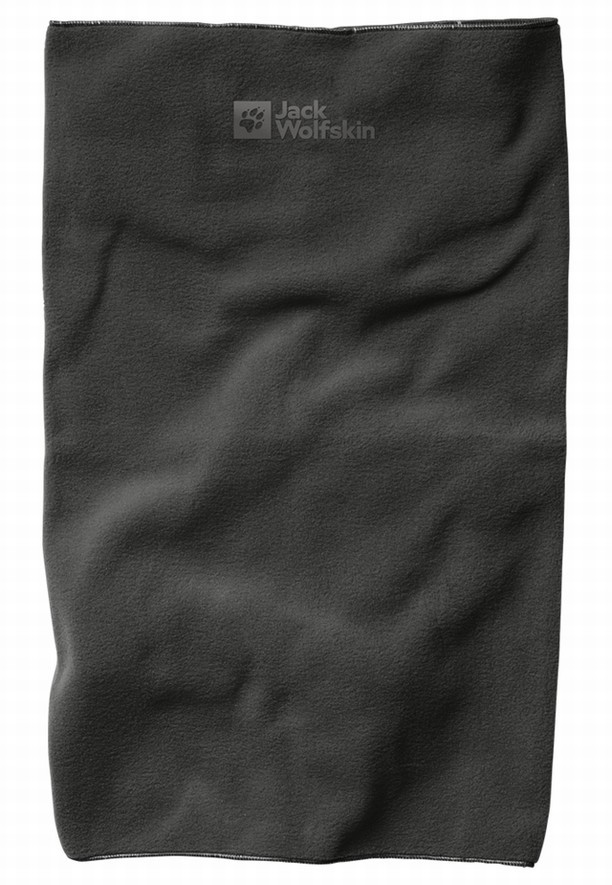 Black Women Jack Wolfskin Real Stuff Loop Scarf | 40456428