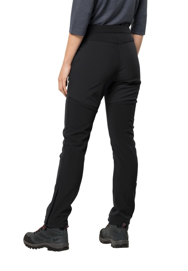 Black Women Jack Wolfskin Stollberg Hiking Pants | 15079987