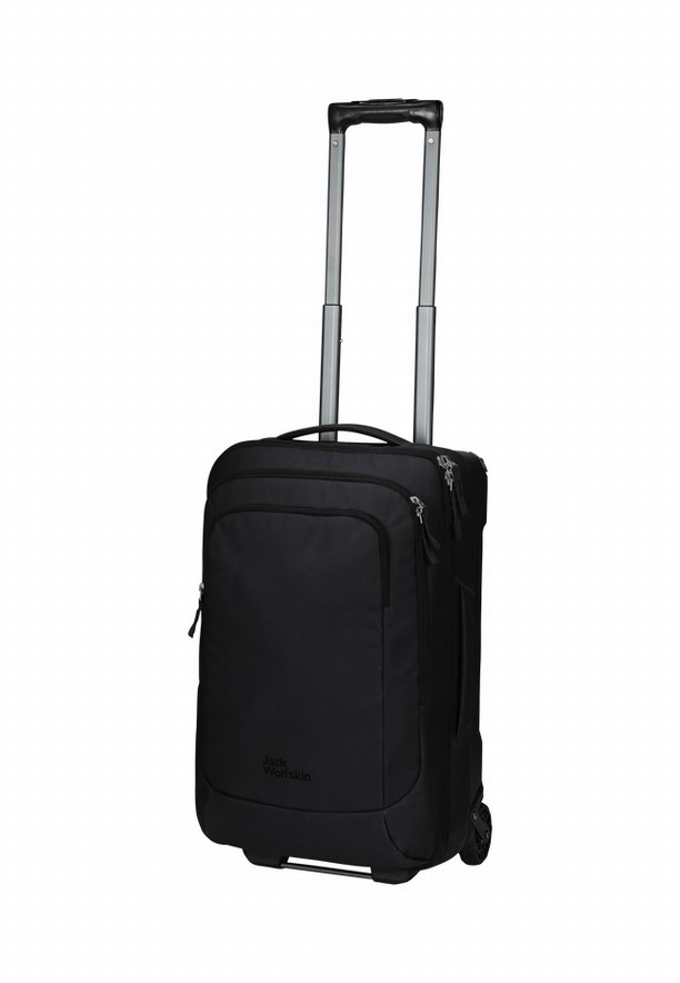 Black Women Jack Wolfskin Traveltopia Wheeler 40 Suitcases | 77384756